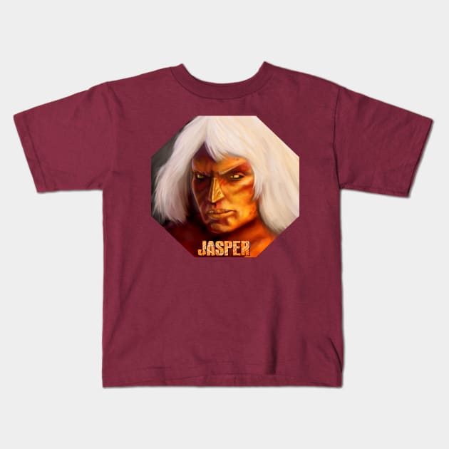 Jasper Portrait Kids T-Shirt by Viergacht